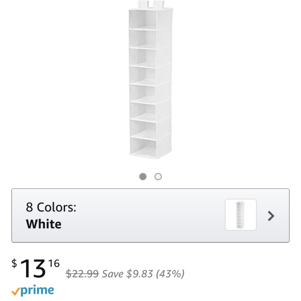 Closet organizer